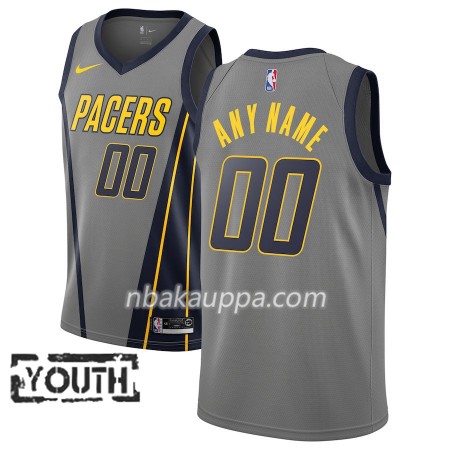 Indiana Pacers Custom 2018-19 Nike City Edition Harmaa Pelipaidat Swingman - Lasten